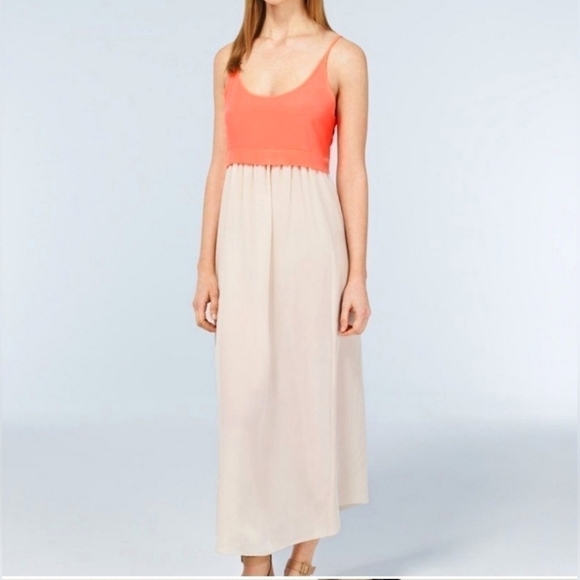 Aritzia Wilfred 100% Silk Flowy Midi Dress XXS - Picture 1 of 11